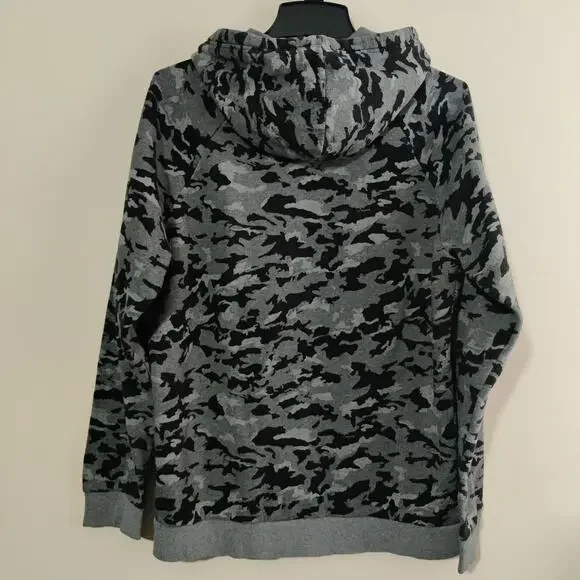 Under Armour Storm Men's Size S Sahara / Black Rival Fleece Camo Hoodie - Picture 4 of 8